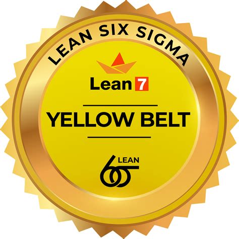 Lean Six Sigma Yellow Belt Certification .